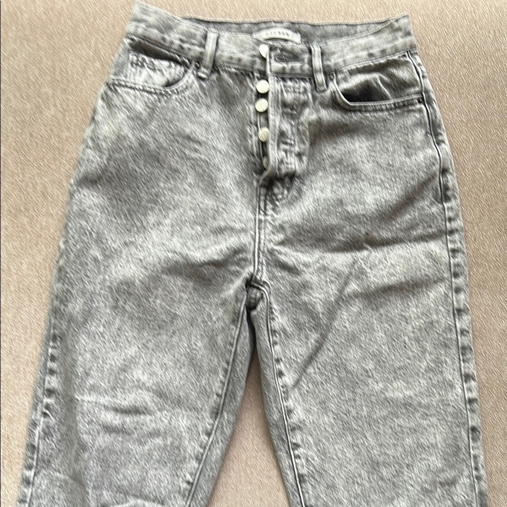 PacSun High Rise Gray Jeans with Vintage Wash